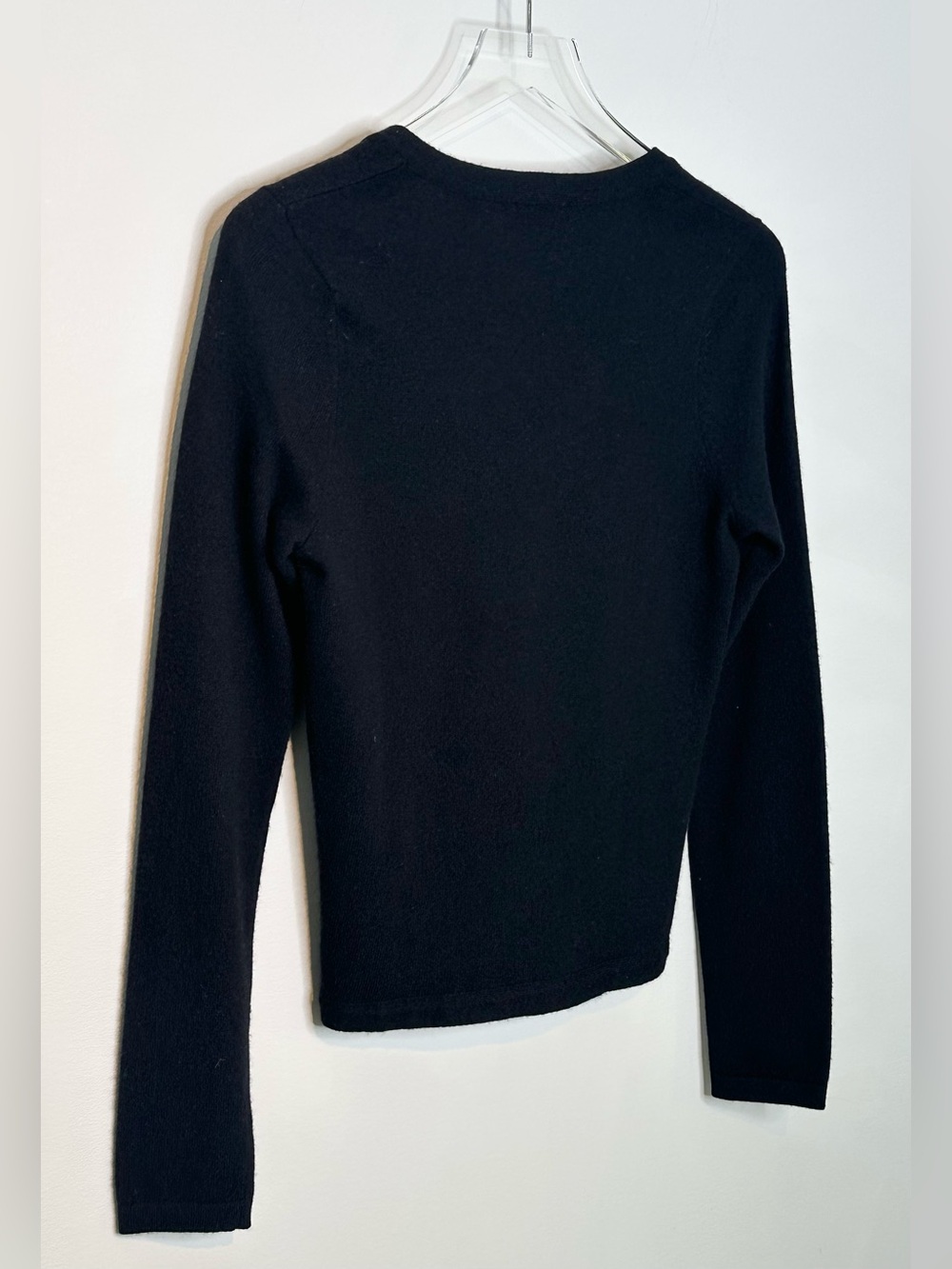 Vince Black Cashmere Button Front Women's Cardigan Sweater Top - Picture 5 of 10
